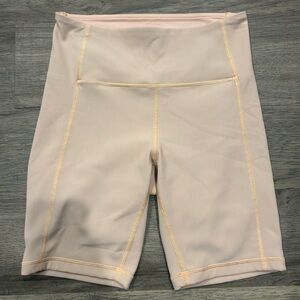 Lululemon Athletica Light Pink Bike Shorts